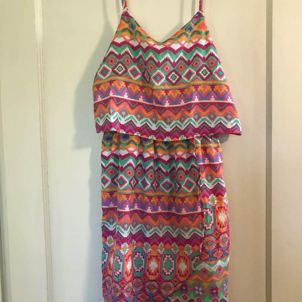 Bright and colorful Everly dress